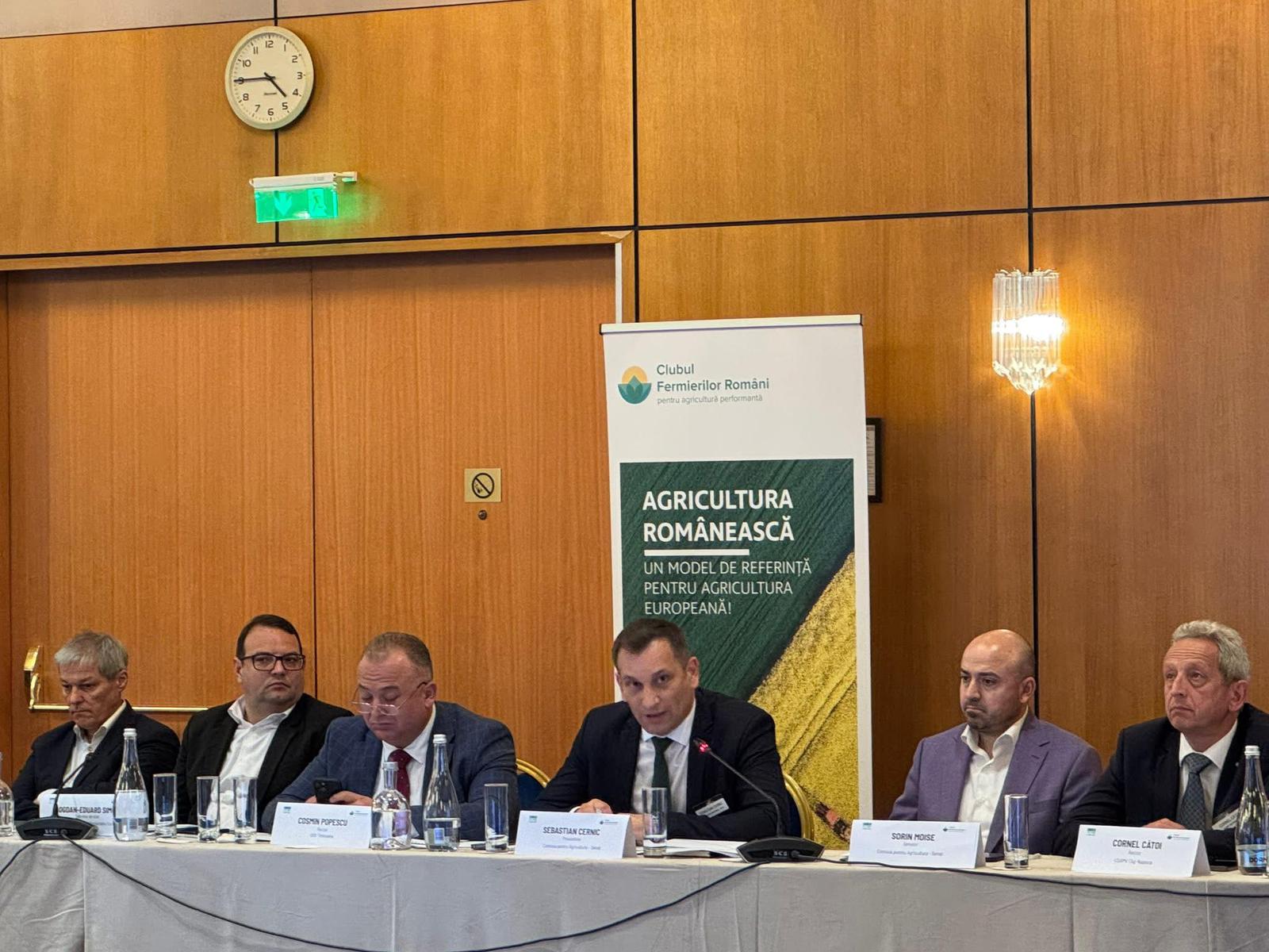 Participarea președintelui Comisiei pentru agricultură, industrie alimentară și dezvoltare rurală din Senatul României, senatorul Sebastian Cernic, la Forumul Național pentru Viitorul Agriculturii